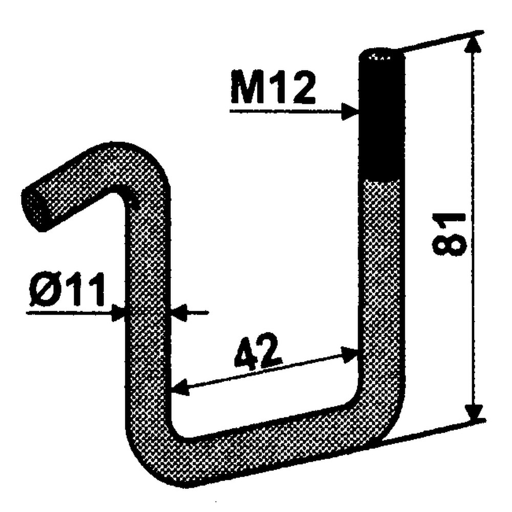 Halter zu Einfachzinke